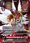 Gallantmon: Crimson Mode Ace (BT17-018) (V.2) - Digimon Generation (Alternative Art) [AD-01-BT17-018]