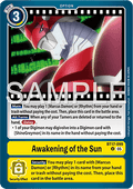 Awakening of the Sun (BT17-099) - Digimon Generation (Alternative Art) [AD-01-BT17-099]