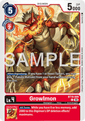 Growlmon (BT19-009) - Digimon Generation (Alternative Art) [AD-01-BT19-009]