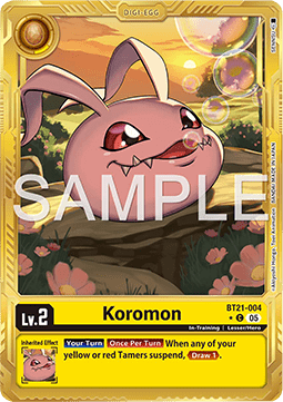 Koromon (BT21-004) (V.2) - Digimon Generation (Alternative Art) [AD-01-BT21-004]