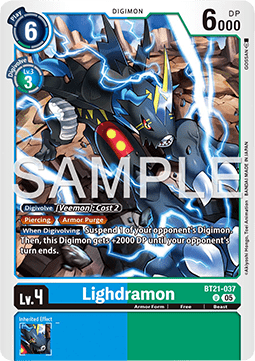 Lighdramon (BT21-037) (V.1) - Digimon Generation (Alternative Art) [AD-01-BT21-037]