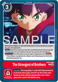 The Strongest of Brothers (BT21-090) (V.1) - Digimon Generation (Alternative Art) [AD-01-BT21-090]