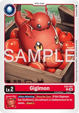 Gigimon (EX2-001) (V.1) - Digimon Generation (Alternative Art) [AD-01-EX2-001]