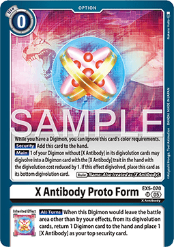 X Antibody Proto Form (EX5-070) (V.1) - Digimon Generation (Alternative Art) [AD-01-EX5-070]