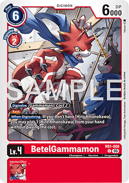 BetelGammamon (RB1-008) - Digimon Generation (Alternative Art) [AD-01-RB1-008]