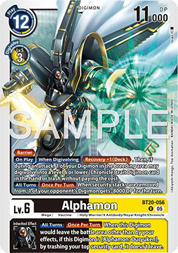 Alphamon (BT20-056) (V.1) - Digimon Generation (Alternative Art) [AD-01-BT20-056]