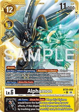Alphamon (BT20-056) (V.2) - Digimon Generation (Alternative Art) [AD-01-BT20-056]
