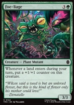 Foe-liage - Commander: Teenage Mutant Ninja Turtles: Extras (Common) [XTMC-122]