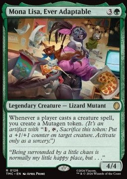 Mona Lisa, Ever Adaptable - Commander: Teenage Mutant Ninja Turtles: Extras (Rare) [XTMC-126]