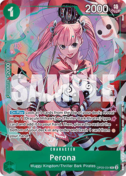 Perona (OP09-034) (V.2) - Unnumbered Promos (Rare) [UP-OP09-034]