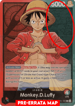 Monkey.D.Luffy (OP01-003) (V.3) - Reprints (Leader) [R-OP01-003]