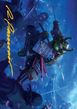 Art Series: Leonardo, Sewer Samurai (V.2) - Teenage Mutant Ninja Turtles: Extras (Tip Card) [XTMT-A01]