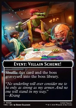 Event: Villain Scheme! - Teenage Mutant Ninja Turtles: Tokens (Token) [TTMT-CT28]