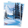 100 Ultra Pro "Bob Ross Winter Paradise" APEX Deck Protector Sleeves