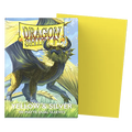 100 Dragon Shield Sleeves - Matte Dual Yellow & Silver