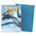 100 Dragon Shield Sleeves - Matte Dual Sky Blue & Silver