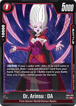 Dr. Arinsu : DA (FB09-002) - Dual Evolution [Fusion World] (Uncommon) [FB09-002]