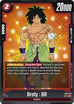 Broly : BR (FB09-015) - Dual Evolution [Fusion World] (Uncommon) [FB09-015]