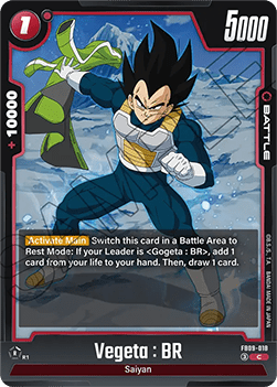 Vegeta : BR (FB09-018) - Dual Evolution [Fusion World] (Common) [FB09-018]