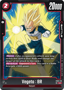 Vegeta : BR (FB09-019) - Dual Evolution [Fusion World] (Uncommon) [FB09-019]