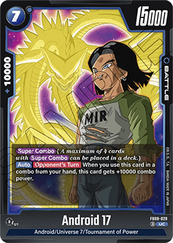 Android 17 (FB09-029)  (V.1 - Uncommon) - Dual Evolution [Fusion World] (Uncommon) [FB09-029]