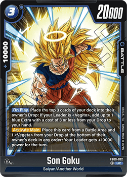 Son Goku (FB09-032) - Dual Evolution [Fusion World] (Uncommon) [FB09-032]