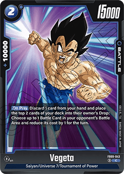Vegeta (FB09-043) - Dual Evolution [Fusion World] (Common) [FB09-043]