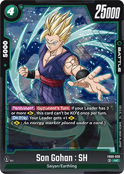 Son Gohan : SH (FB09-058) - Dual Evolution [Fusion World] (Uncommon) [FB09-058]