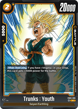 Trunks : Youth (FB09-086) - Dual Evolution [Fusion World] (Common) [FB09-086]