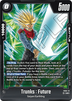 Trunks : Future (FB09-111) - Dual Evolution [Fusion World] (Uncommon) [FB09-111]