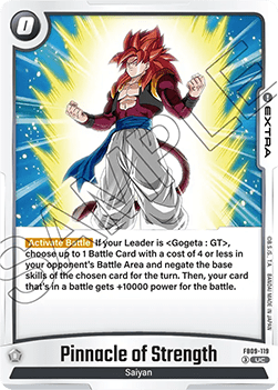 Pinnacle of Strength (FB09-119) - Dual Evolution [Fusion World] (Uncommon) [FB09-119]