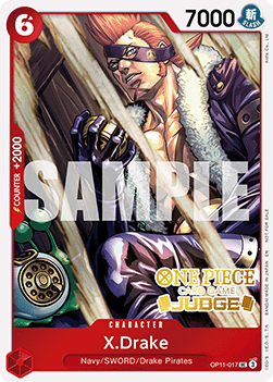 X.Drake (OP11-017) (V.1) - Unnumbered Promos (Uncommon) [UP-OP11-017]