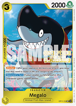 Megalo (OP11-112) (V.1) - Unnumbered Promos (Uncommon) [UP-OP11-112]