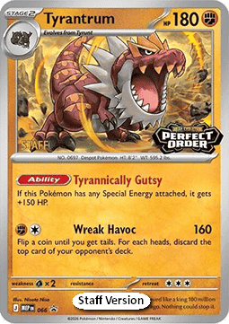 Tyrantrum - MEP Black Star Promos (Promo) [MEP-066]