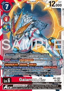 Gaiamon Ace (AD1-005) (V.1) - Digimon Generation (Super Rare) [AD-01-005]