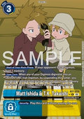 Matt Ishida & T.K. Takaishi (AD1-019) (V.2) - Digimon Generation (Alternative Art) [AD-01-019]