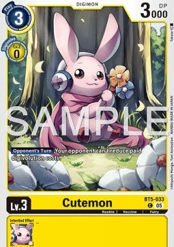 Cutemon (BT5-033) - Digimon Generation (Alternative Art) [AD-01-BT5-033]