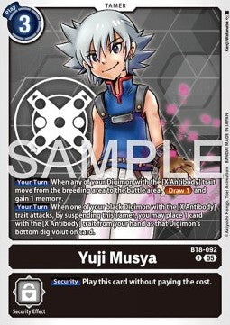 Yuji Musya (BT8-092) (V.1) - Digimon Generation (Alternative Art) [AD-01-BT8-092]