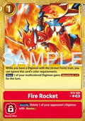 Fire Rocket (BT8-095) (V.2) - Digimon Generation (Alternative Art) [AD-01-BT8-095]