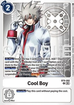 Cool Boy (BT9-092) - Digimon Generation (Alternative Art) [AD-01-BT9-092]
