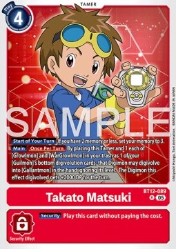 Takato Matsuki (BT12-089) - Digimon Generation (Alternative Art) [AD-01-BT12-089]
