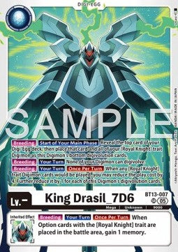 King Drasil_7D6 (BT13-007) - Digimon Generation (Alternative Art) [AD-01-BT13-007]