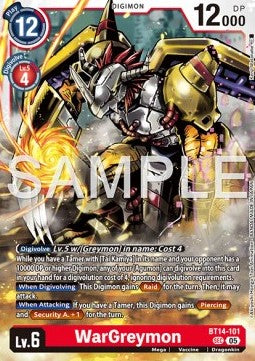 WarGreymon (BT14-101) (V.1) - Digimon Generation (Alternative Art) [AD-01-BT14-101]