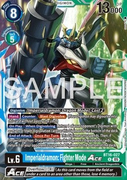 Imperialdramon: Fighter Mode Ace (BT16-027) - Digimon Generation (Alternative Art) [AD-01-BT16-027]
