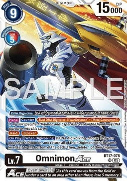 Omnimon Ace (BT17-078) (V.1) - Digimon Generation (Alternative Art) [AD-01-BT17-078]
