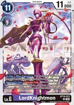 LordKnightmon (BT19-072) - Digimon Generation (Alternative Art) [AD-01-BT19-072]