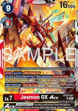 Jesmon GX Ace (BT20-021) (V.1) - Digimon Generation (Alternative Art) [AD-01-BT20-021]