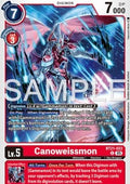 Canoweissmon (BT21-022) (V.1) - Digimon Generation (Alternative Art) [AD-01-BT21-022]