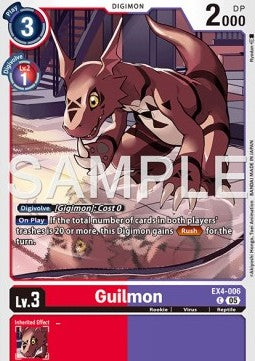Guilmon (EX4-006) - Digimon Generation (Alternative Art) [AD-01-EX4-006]