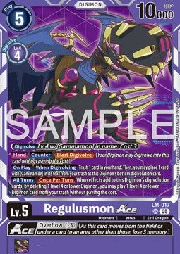 Regulusmon Ace (LM-017) - Digimon Generation (Alternative Art) [AD-01-LM-017]